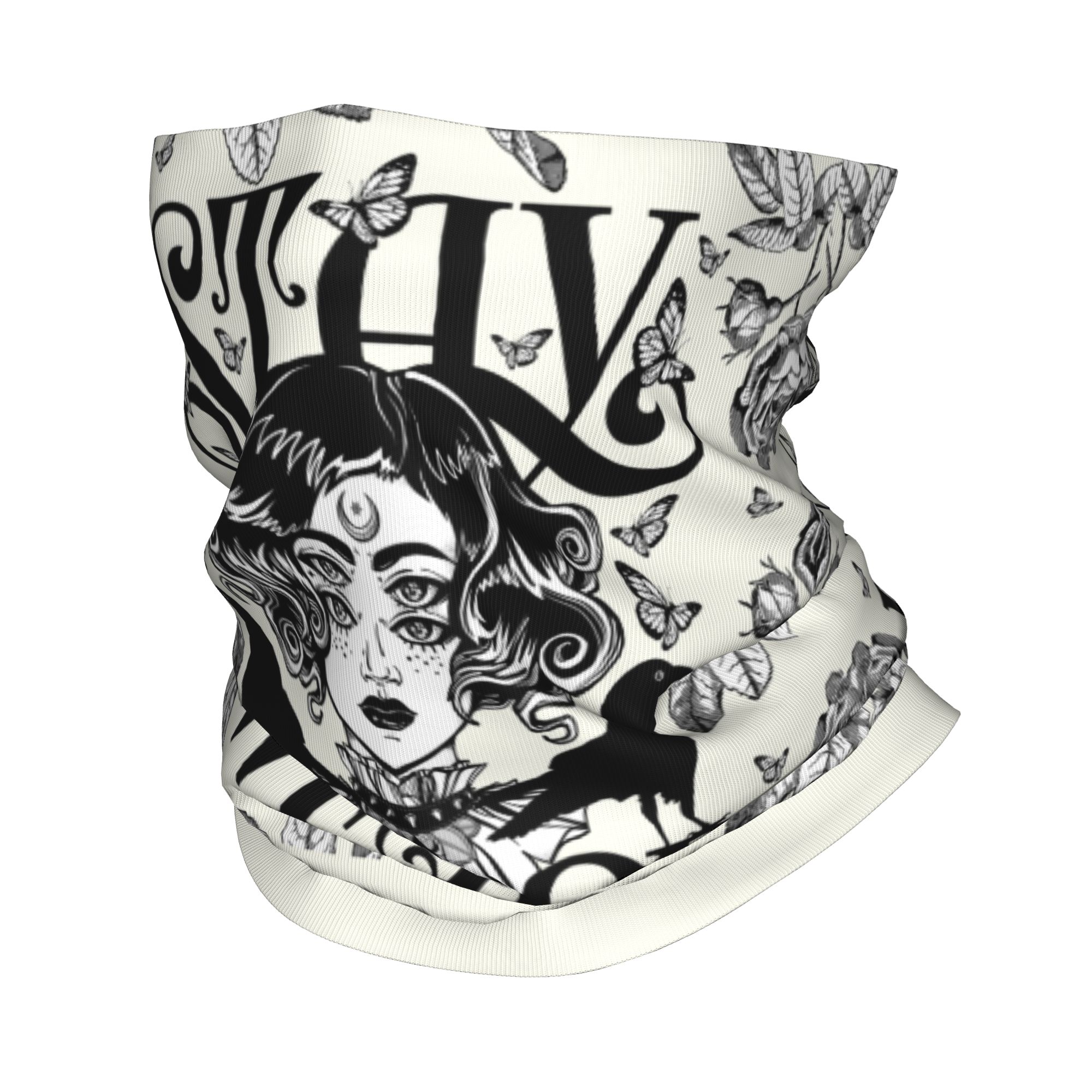 Neck Gaiter Face Cover - ผ้าพันคอแบบคลุมหน้า ป้องกันลม ลาย Custom Stay Weird