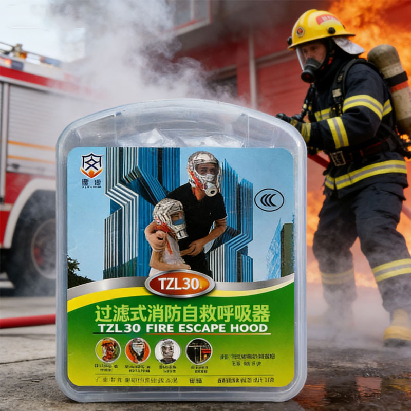 Kn95 Respirator Mask - อุปกรณ์ช่วยหายใจป้องกันอัคคีภัย อุปกรณ์ช่วยหายใจสำหรับดับเพลิง หน้ากากป้องกัน ชนิดกรอง ผลิตภัณฑ์กรองควัน อุปกรณ์เสริมเพื่อความปลอดภัย