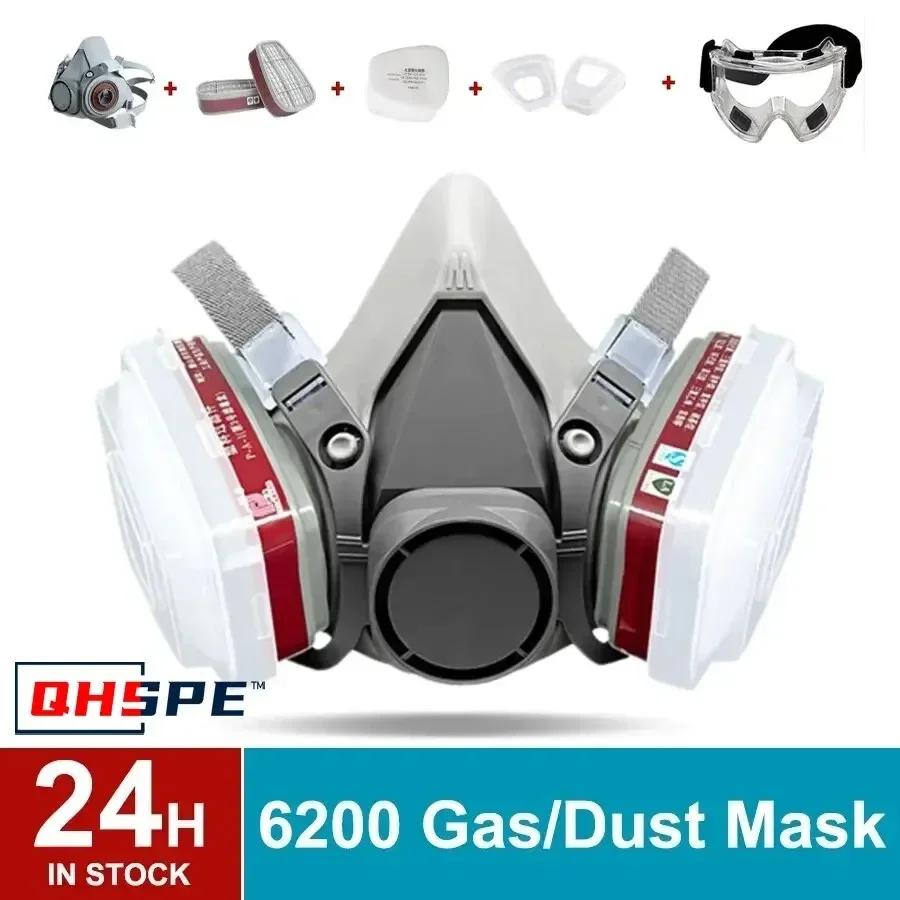 Original 6200 Respirator หน้าก - Dust Mask Construction บทวิจารณ์และราคา