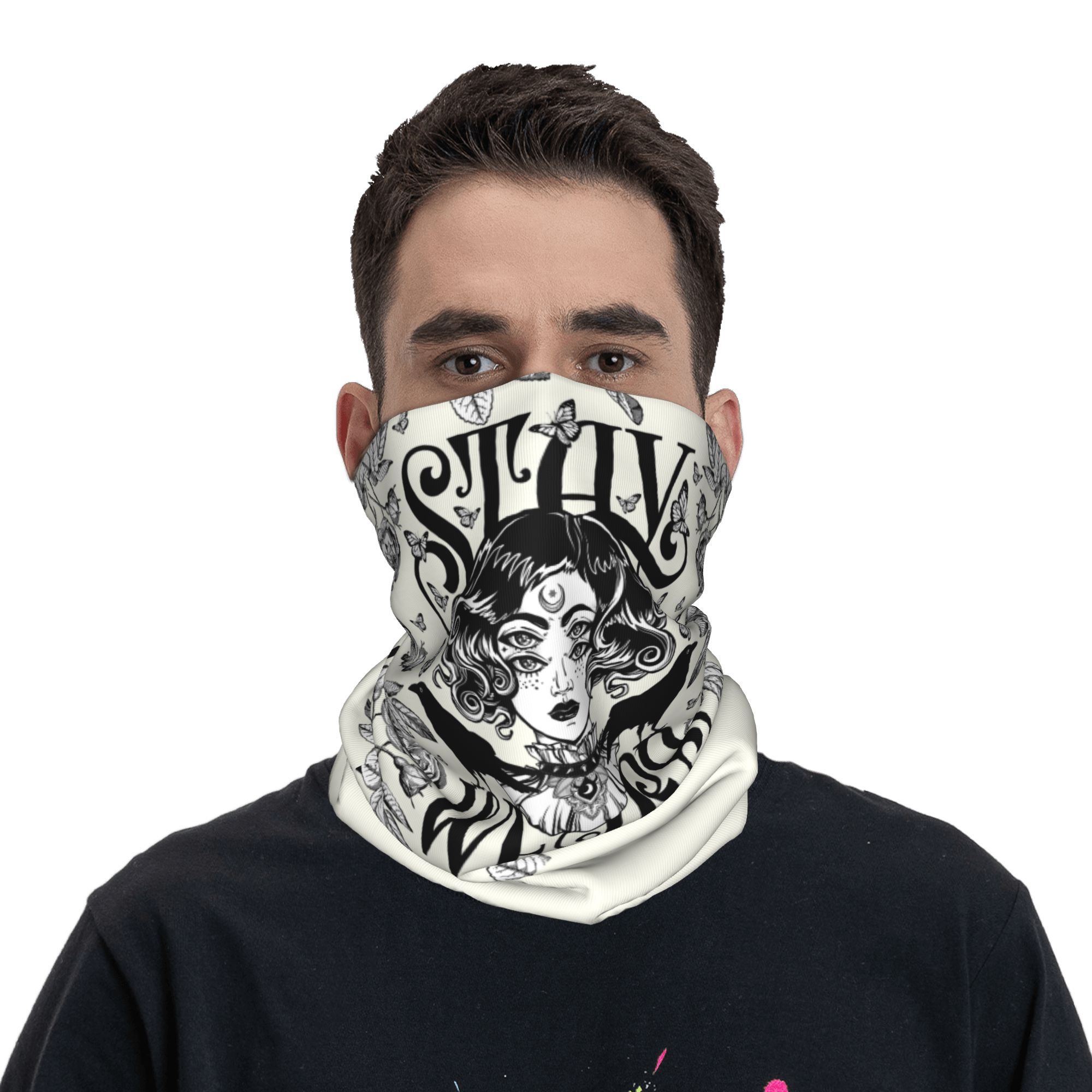 ผ้าพันคอแบบคลุมหน้า ป้องกันลม  - Neck Gaiter Face Cover บทวิจารณ์และราคา