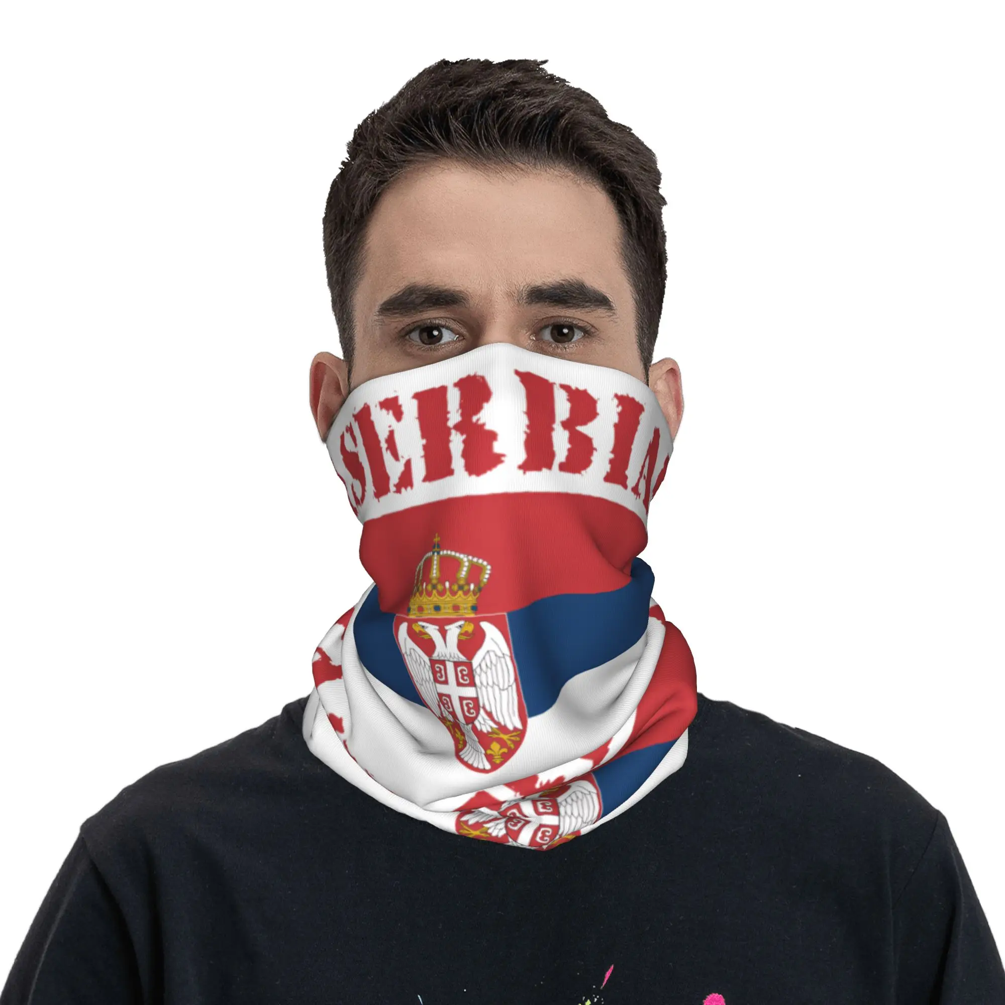 ผ้าพันคอแบบแบนดาน่าลายธงชาติเซ - Neck Gaiter Face Cover บทวิจารณ์และราคา