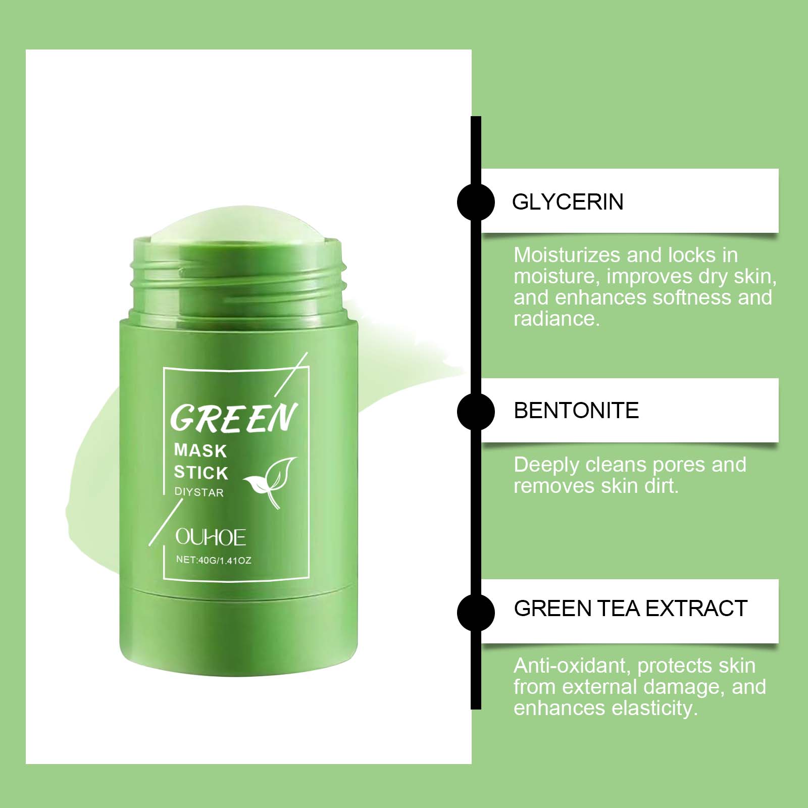 มาส์กทำความสะอาดรูขุมขนลึก ชาเ - Dust Mask Construction บทวิจารณ์และราคา