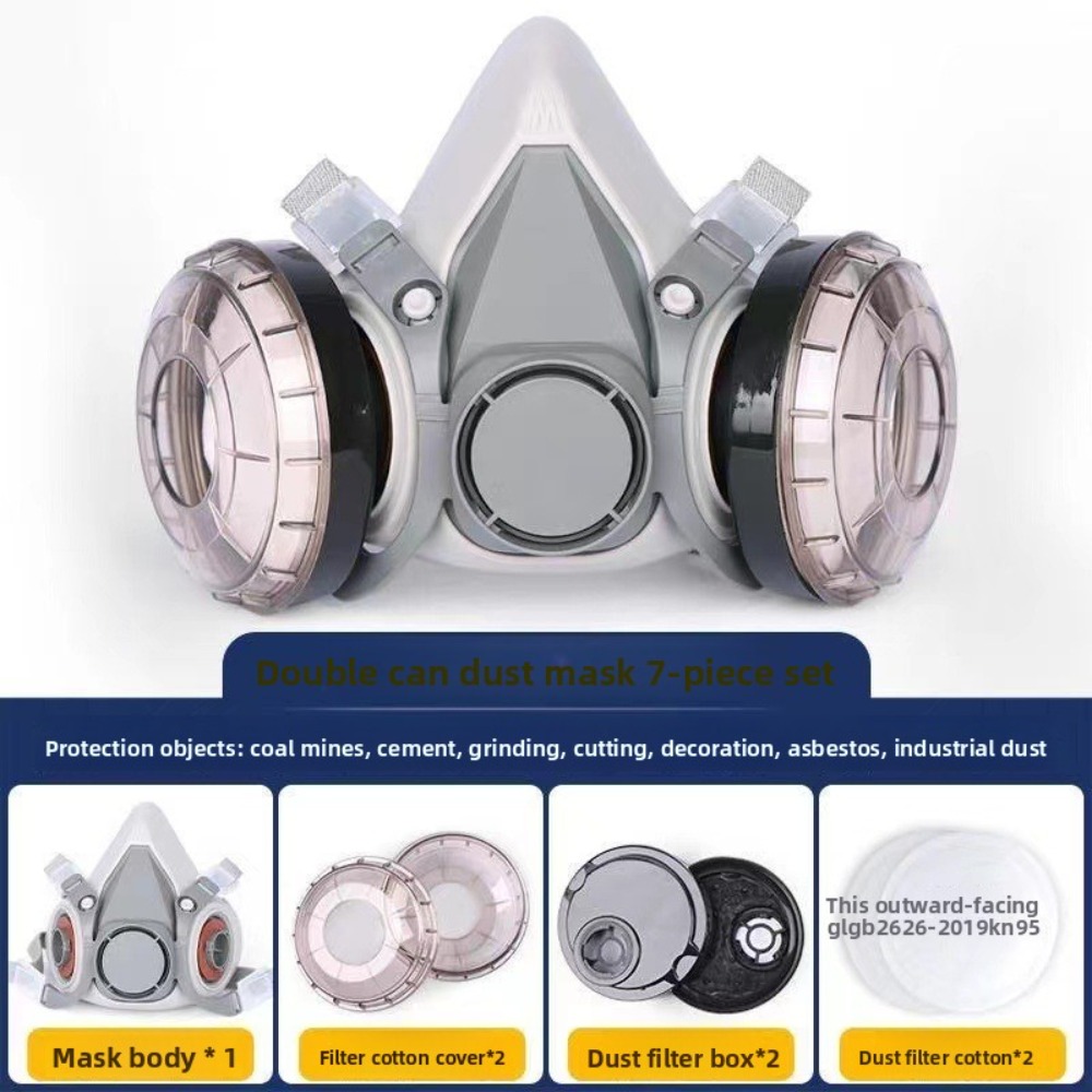 หน้ากากป้องกันฝุ่นและแก๊สแบบคร - Respirator Half Face บทวิจารณ์และราคา