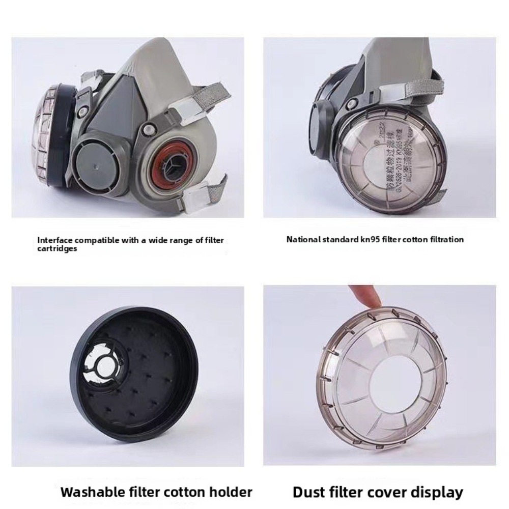 หน้ากากป้องกันฝุ่นและแก๊สแบบคร - Respirator Half Face บทวิจารณ์และราคา