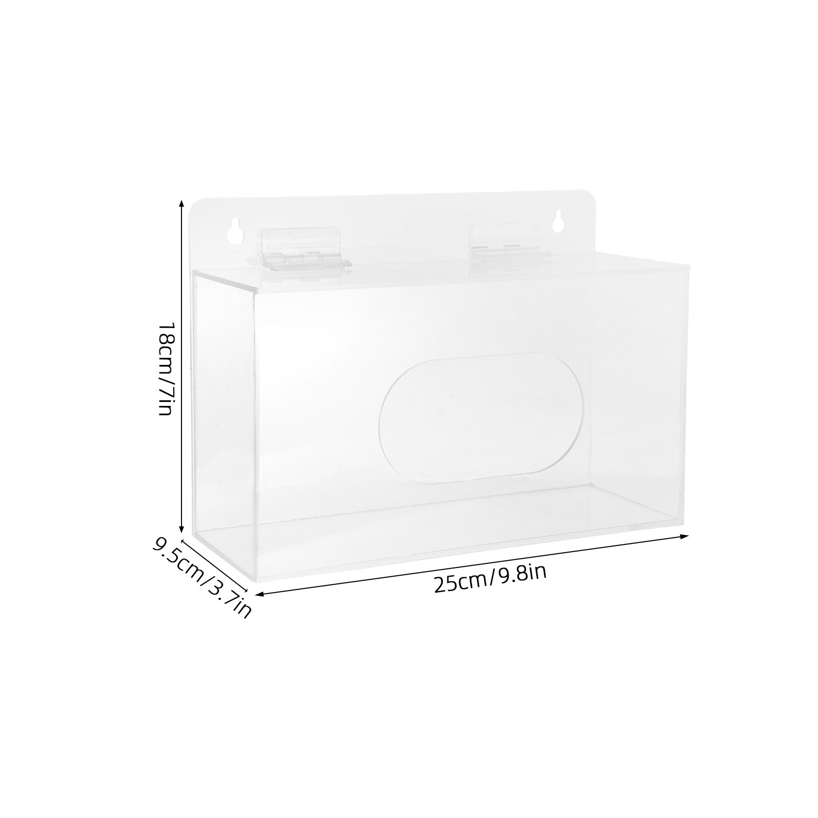 กล่องเก็บหน้ากากอะคริลิคแบบติด - Face Mask Storage Box บทวิจารณ์และราคา