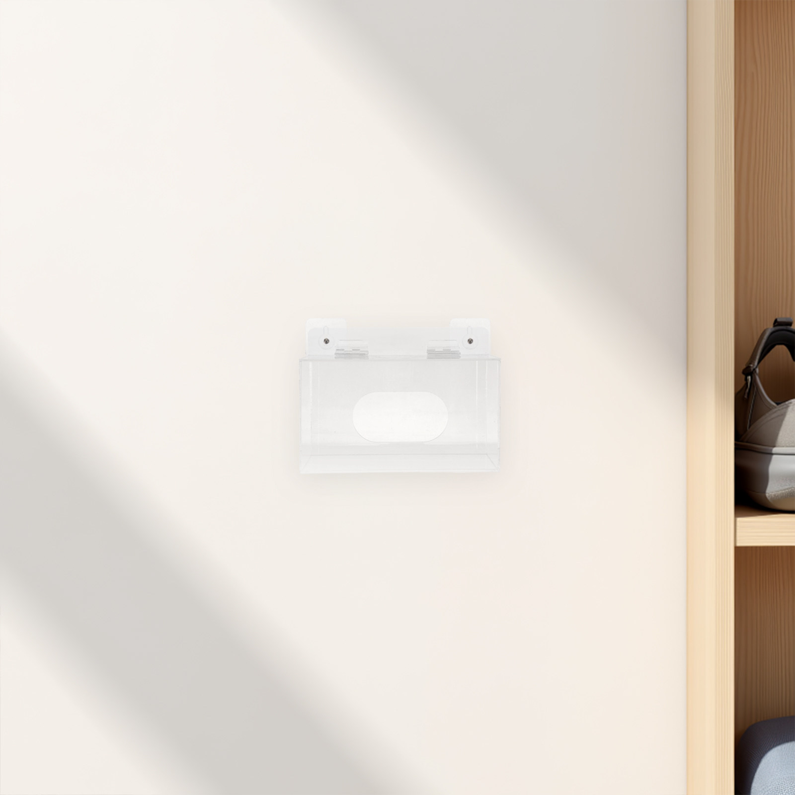 กล่องเก็บหน้ากากอะคริลิคแบบติด - Face Mask Storage Box บทวิจารณ์และราคา